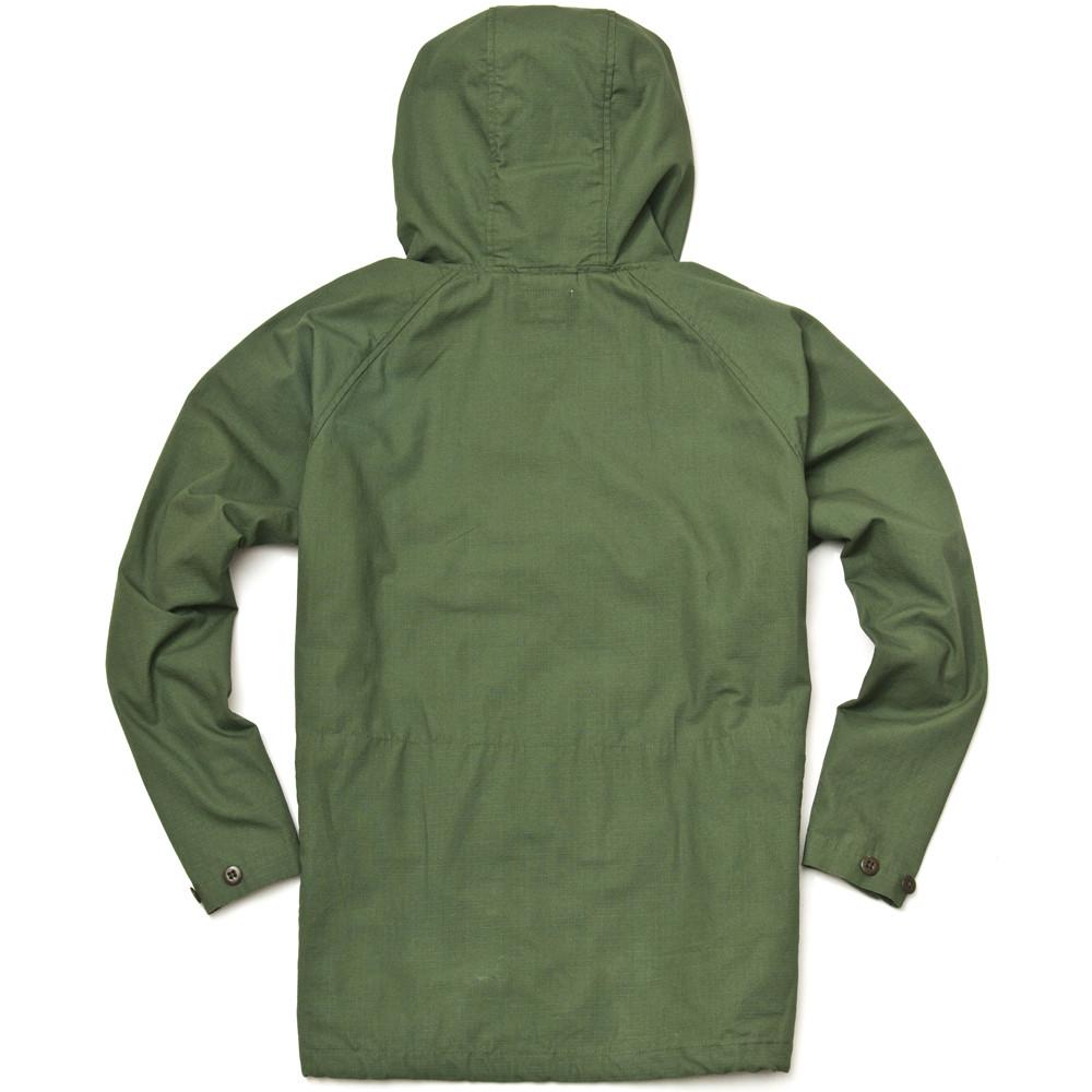 Battenwear Scout Anorak Olive Drab at shoplostfound in Toronto, back