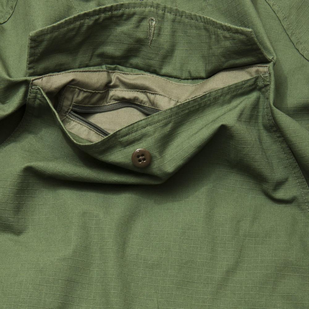 Battenwear Scout Anorak Olive Drab at shoplostfound in Toronto, chest pocket