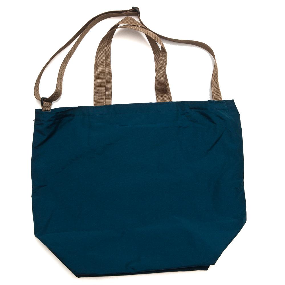 Battenwear Packable Tote Bag Navy at shoplostfound, back