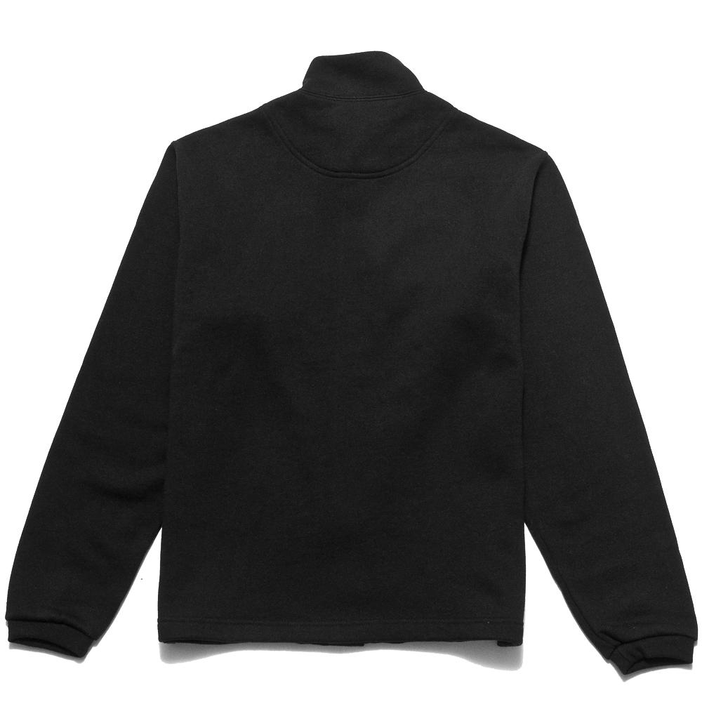 Battenwear Sweat Cardigan Black at shoplostfound, back