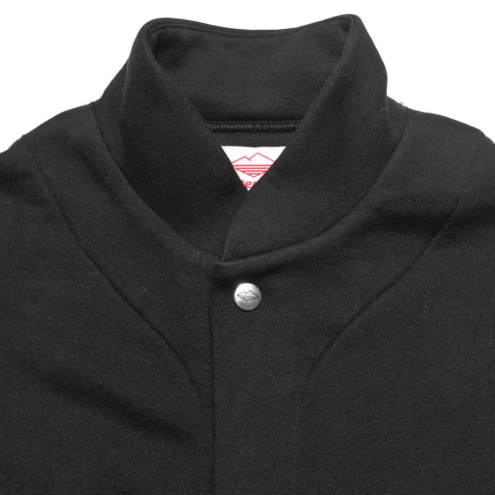 Battenwear Sweat Cardigan Black at shoplostfound, neck