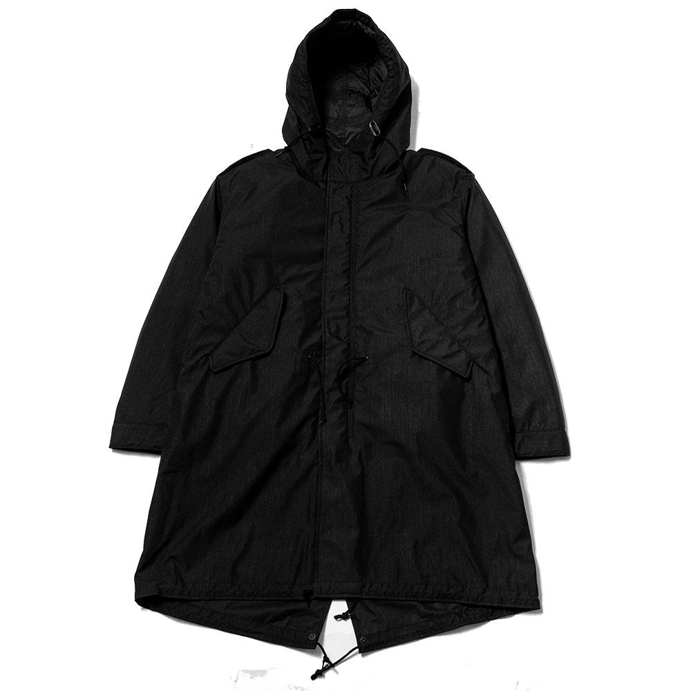 Beams Plus M51 Down Parka Black at shoplostfound, front