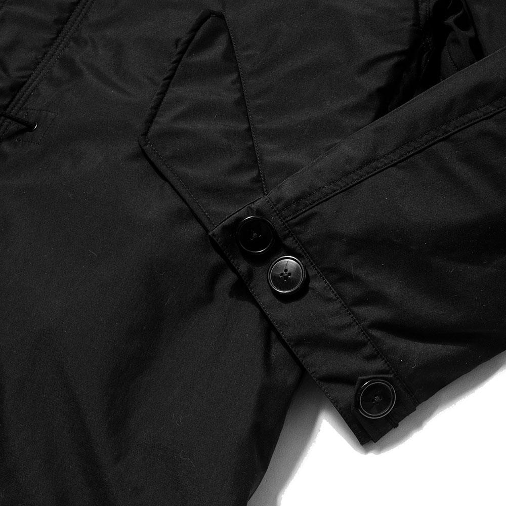 Beams Plus M51 Down Parka Black at shoplostfound, cuff