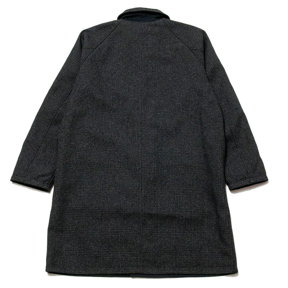 Beams Plus Reversible Overcoat Navy/Tweed at shoplostfound, back