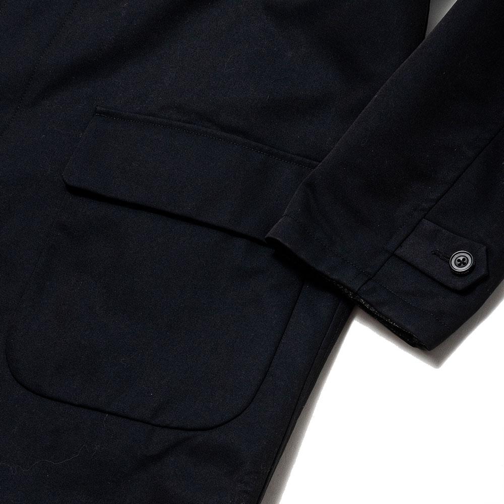 Beams Plus Reversible Overcoat Navy/Tweed at shoplostfound, reverse cuff