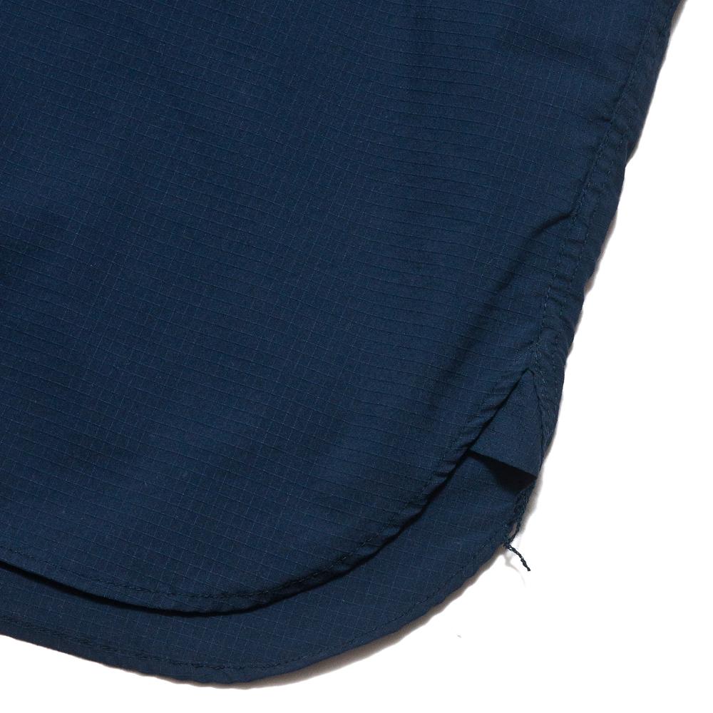 Beams Plus S/S Mil Work Coolmax® Ripstop Navy at shoplostfound, detail