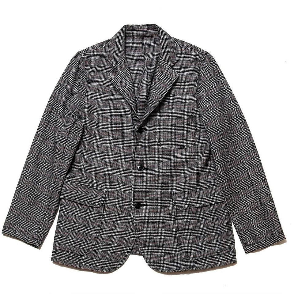 Beams Plus Tartan Check Shirt Jacket Glen Check at shoplostfound, front
