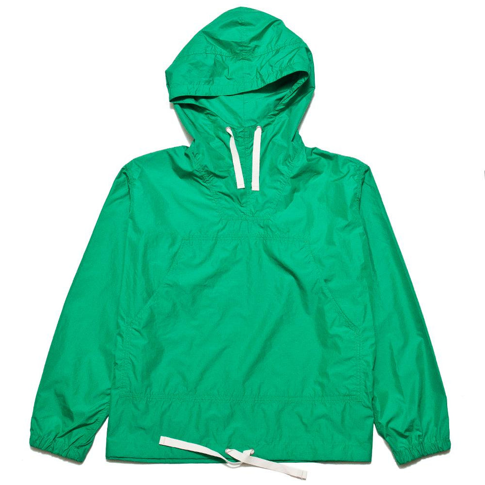 Beams Plus USN Anorak Recycle Ripstop Green at shoplostfound, front