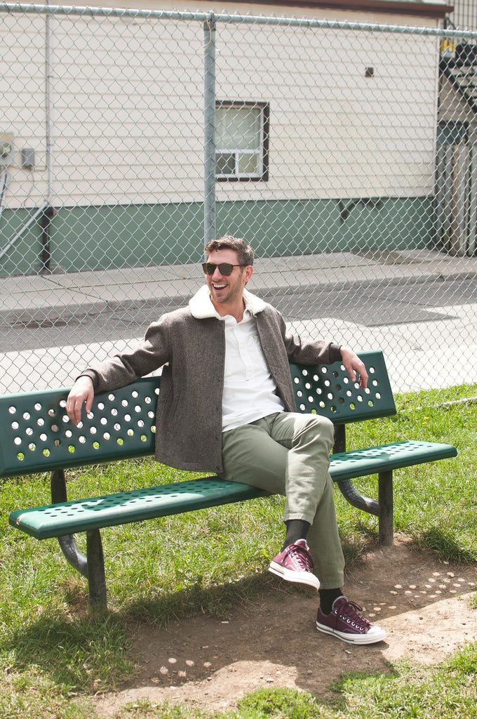 Arpenteur Snap Jacket Bonneval Arpin Dark Grey at shoplostfound, Matt