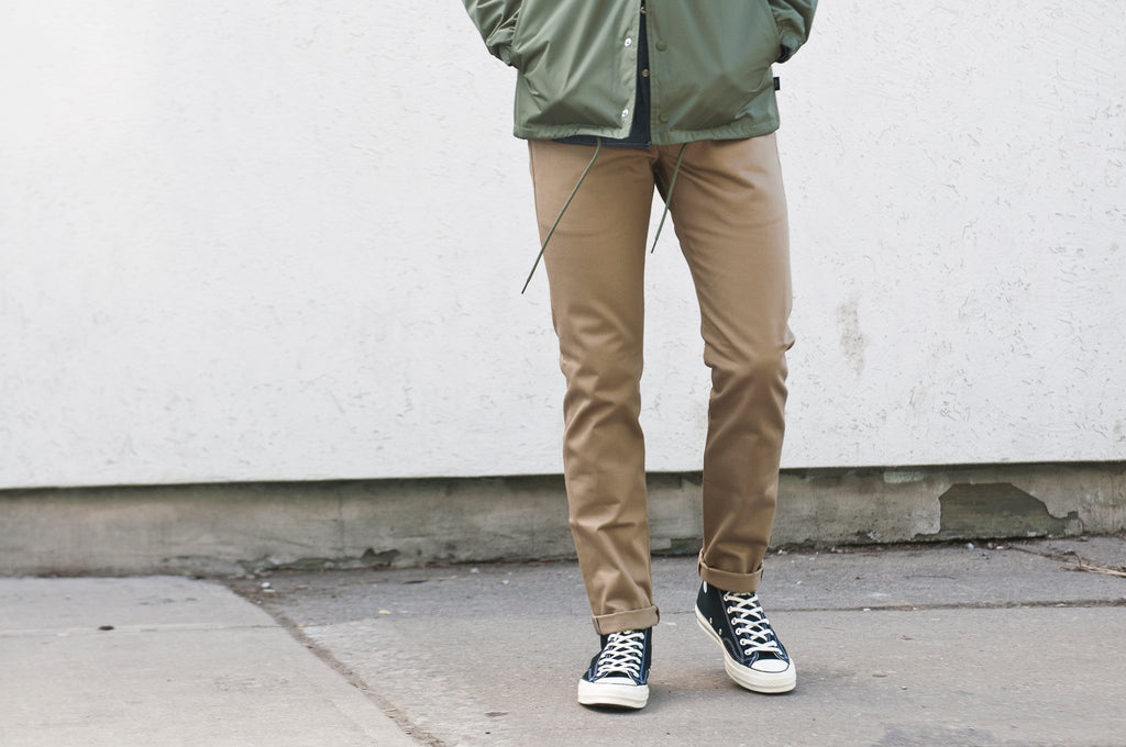 Edwin Regular Tapered Chino Khaki at shoplostfound, Holden