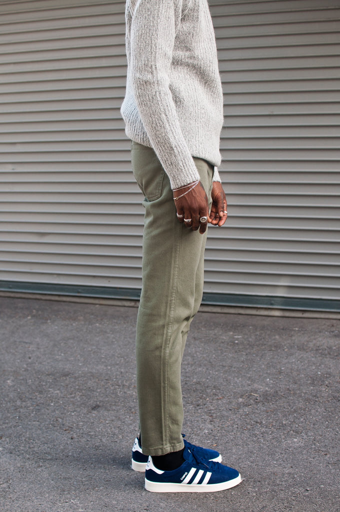 Norse Projects Edvard Heavy Twill Lichen at shoplostfound, Jason