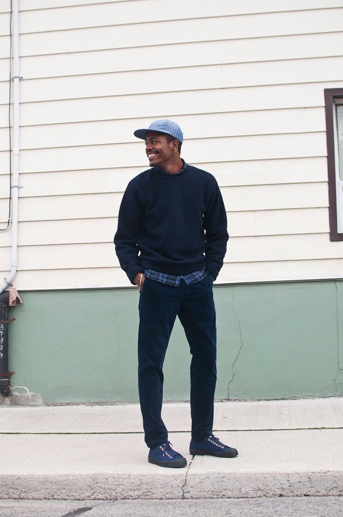 Norse Projects Aros Corduroy Navy at shoplostfound, Jason