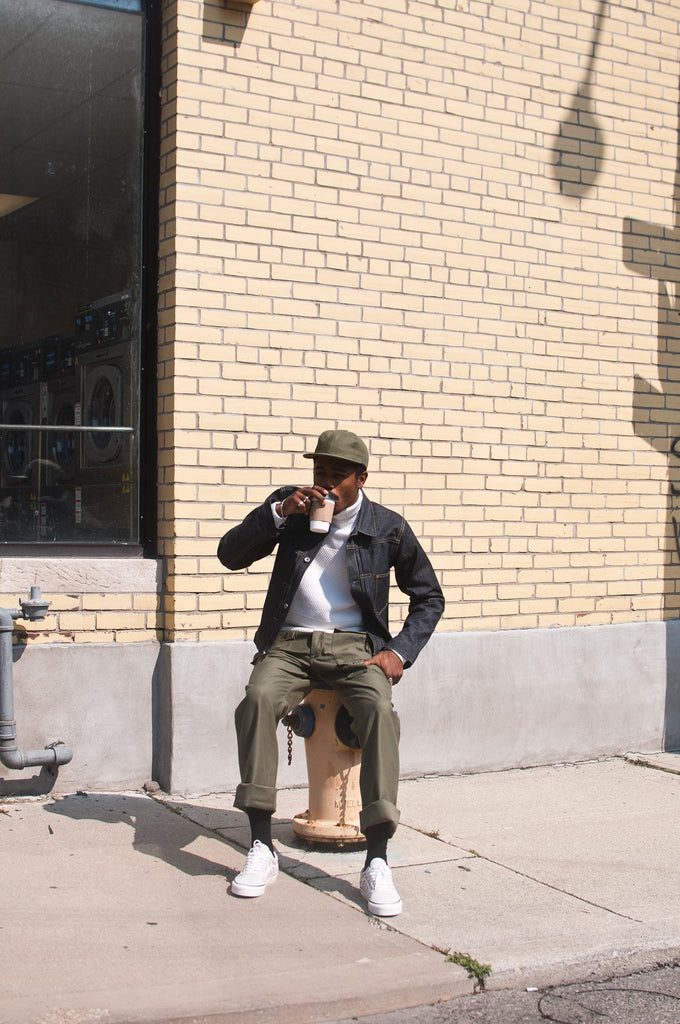 Sassafras G.D.U. Pant Olive at shoplostfound, Jason