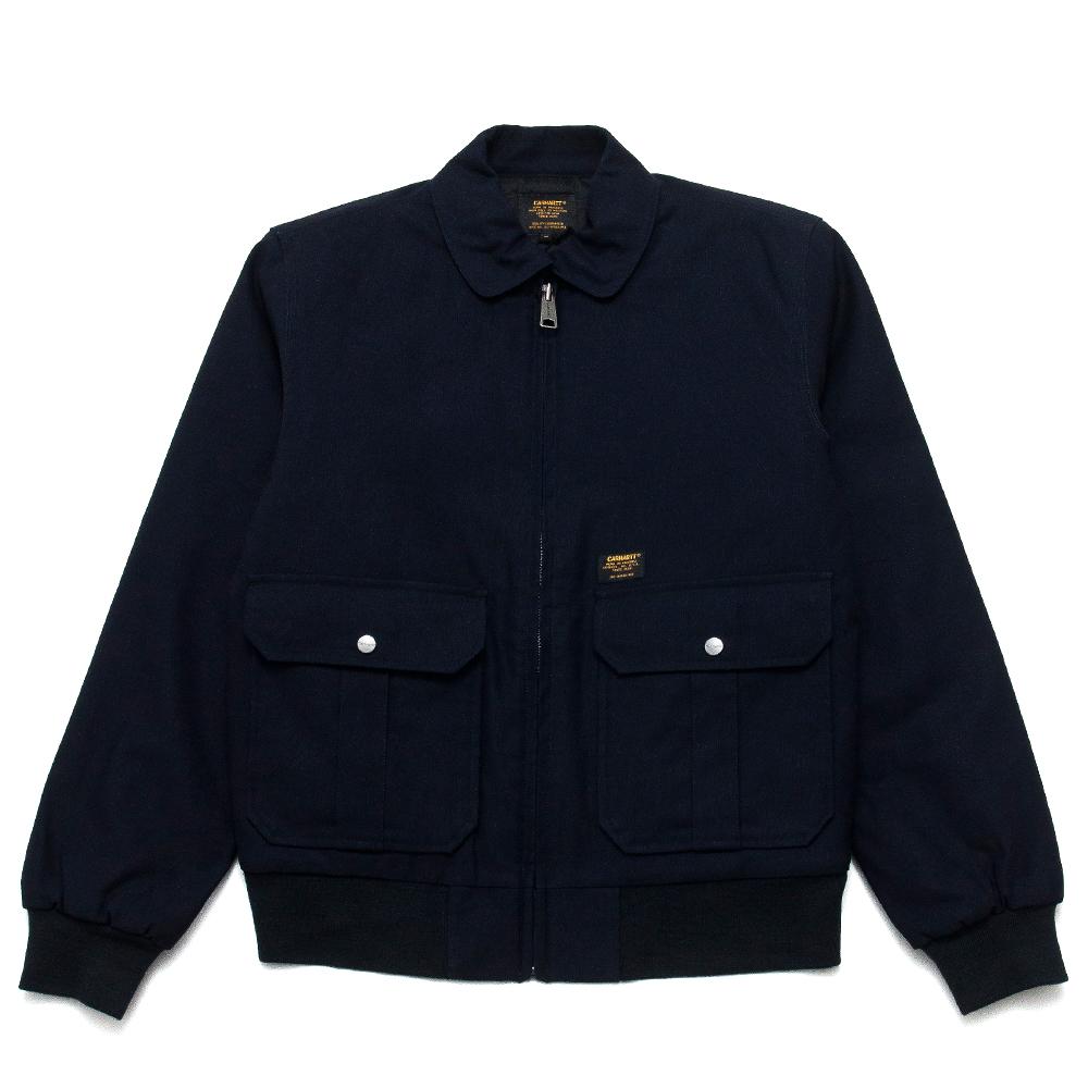 Carhartt W.I.P. Aviator Jacket Dark Navy at shoplostfound, front