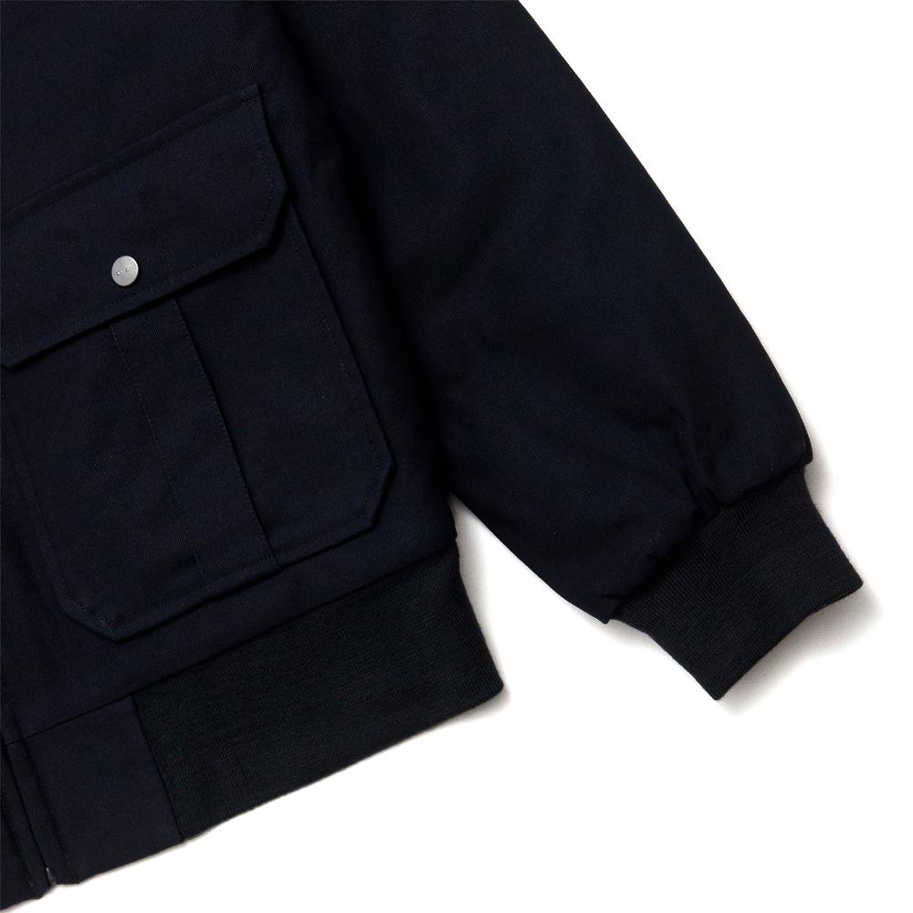 Carhartt W.I.P. Aviator Jacket Dark Navy at shoplostfound, detail