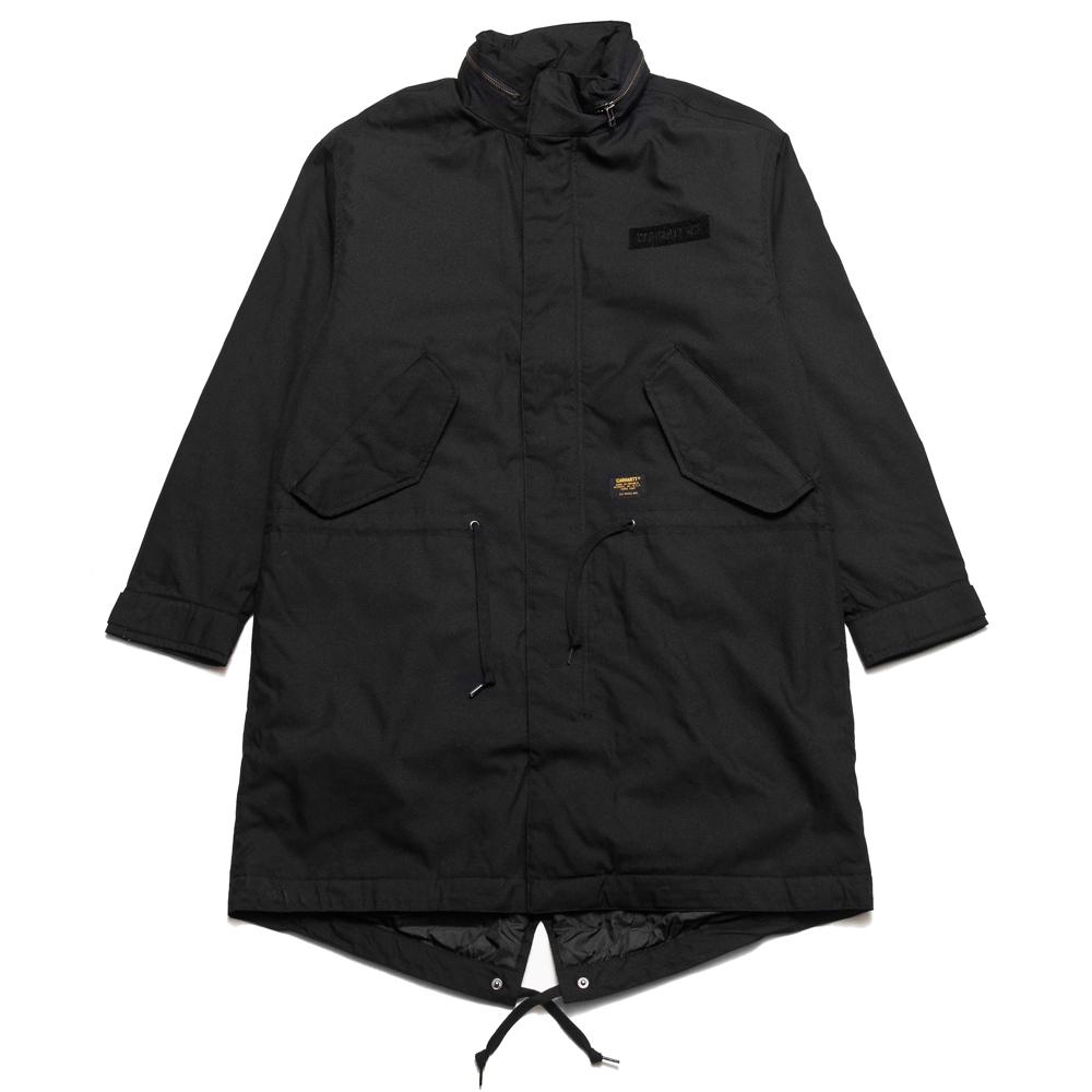 Carhartt W.I.P. Belden Parka Black at shoplostfound, front