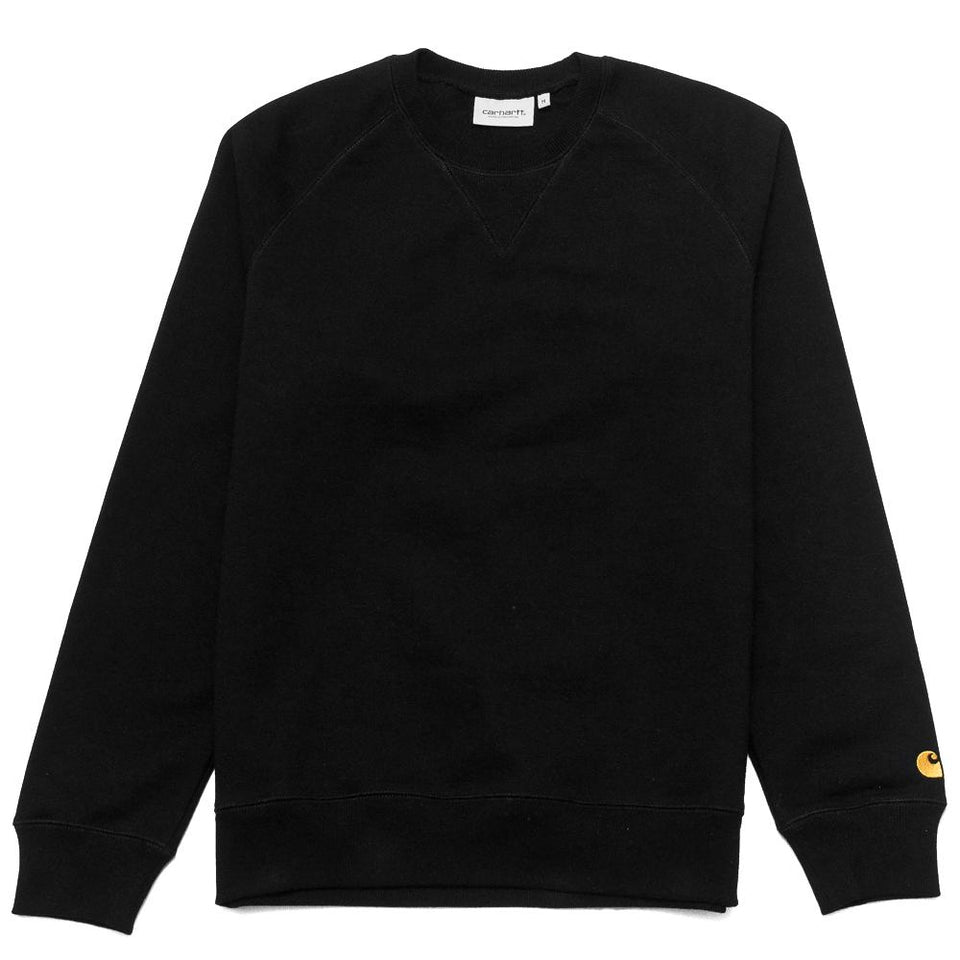 Carhartt W.I.P. Chase Sweat Black at shoplostfound, front