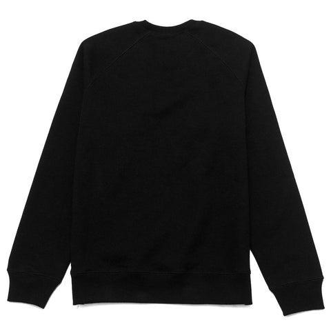 Carhartt W.I.P. Chase Sweat Black at shoplostfound, front