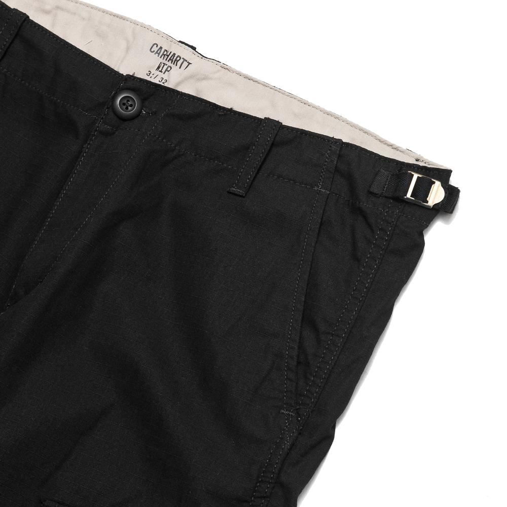 Carhartt W.I.P. Columbia Ripstop Aviation Pant Black at shoplostfound, cuff