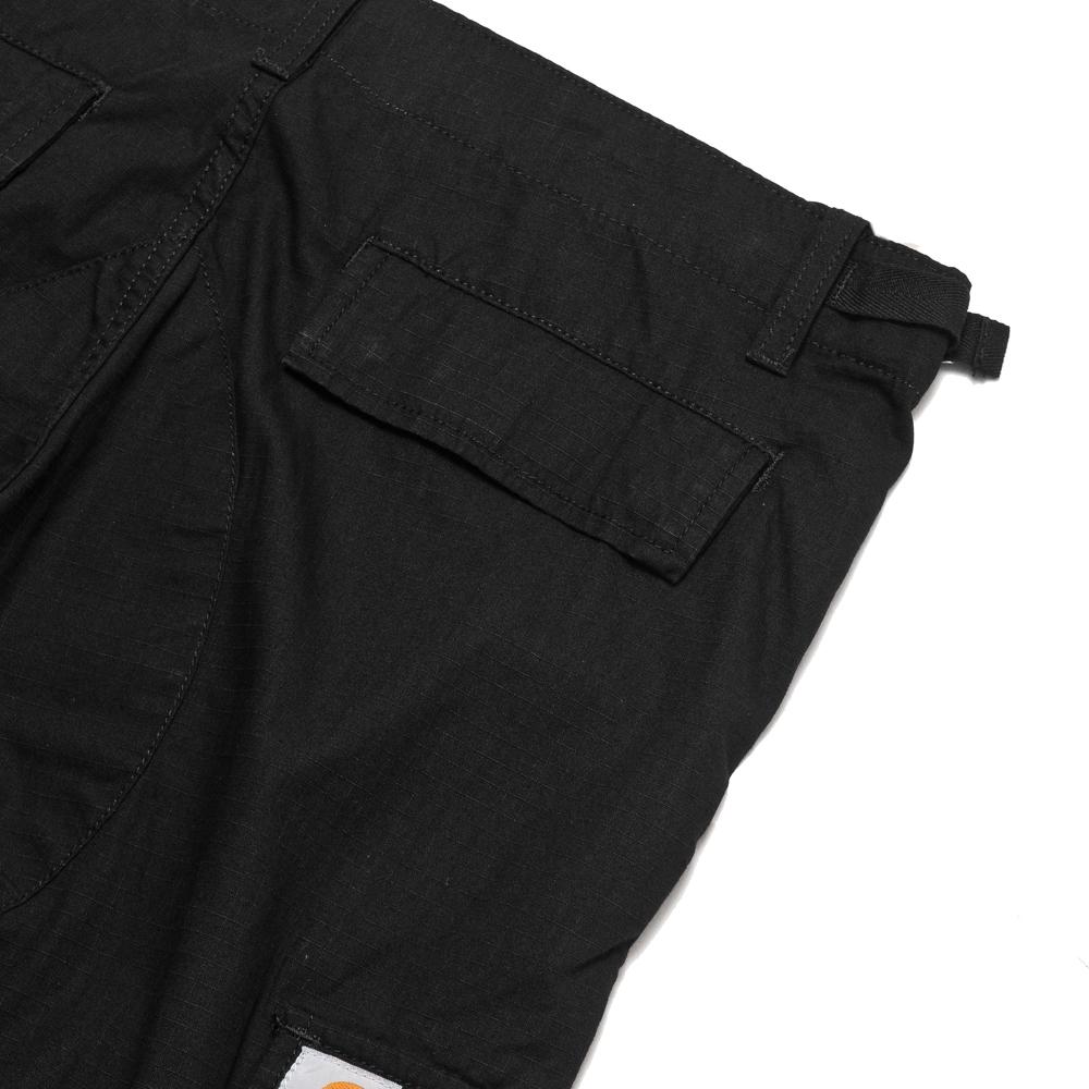 Carhartt W.I.P. Columbia Ripstop Aviation Pant Black at shoplostfound, detail