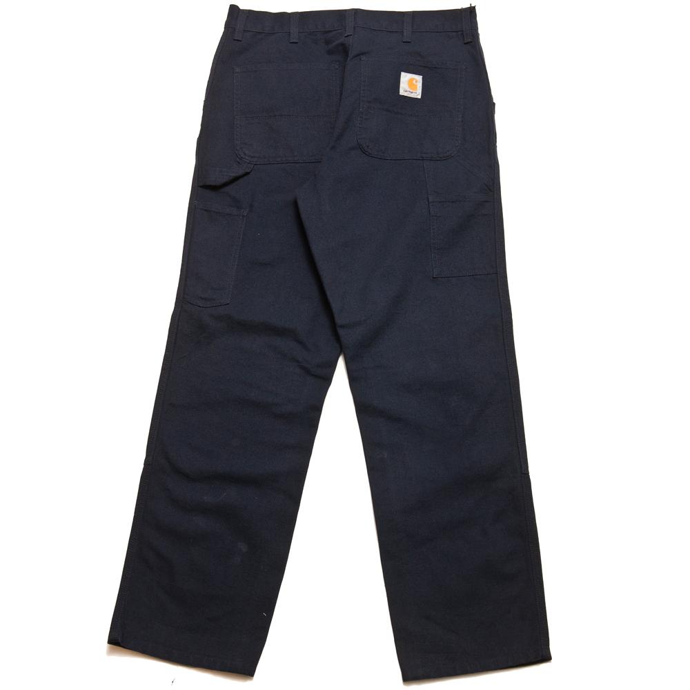 Carhartt W.I.P. Double Knee Pant Dark Navy at shoplostfoud, back