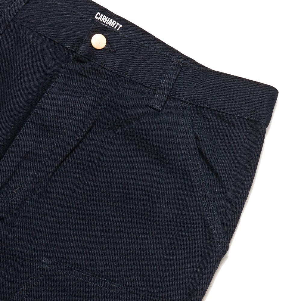 Carhartt W.I.P. Double Knee Pant Dark Navy at shoplostfoud, pocket