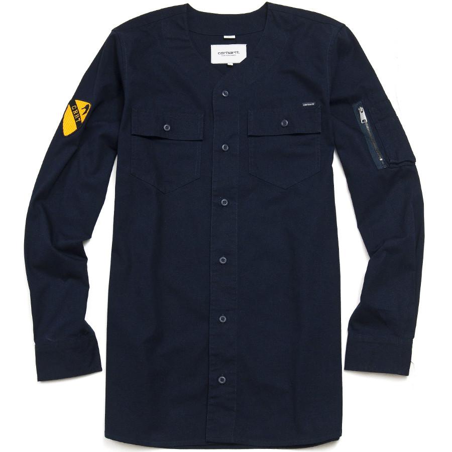 Carhartt W.I.P. L/S Pierre Shirt Dark Navy