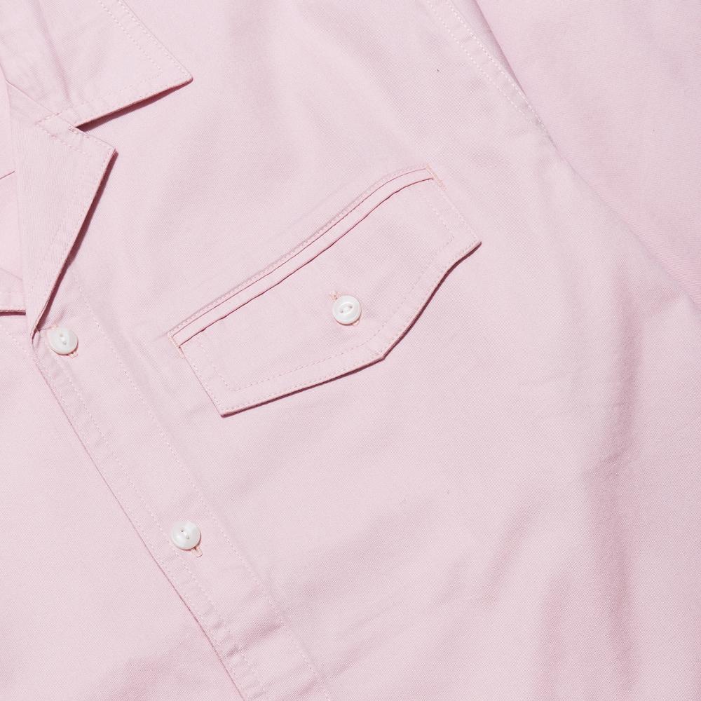 Carhartt W.I.P. S/S Clover Shirt Sandy Rose at shoplostfound, pocket