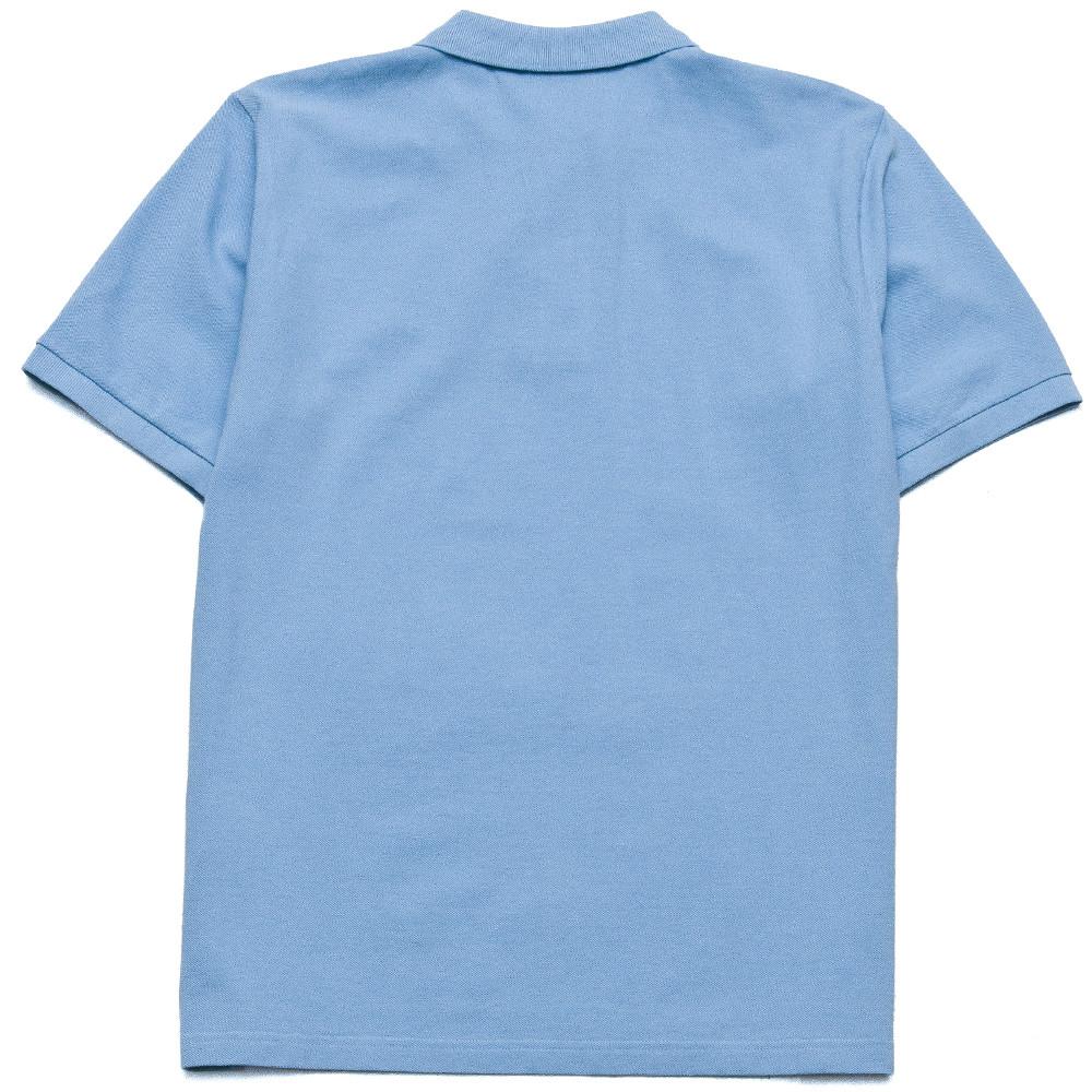 Carhartt W.I.P. Short Sleeve Chase Pique Polo Glacier at shoplostfound, back