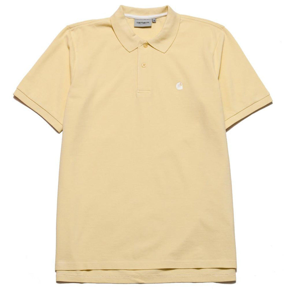 Carhartt W.I.P. Short Sleeve Chase Pique Polo Lion at shoplostfound, front