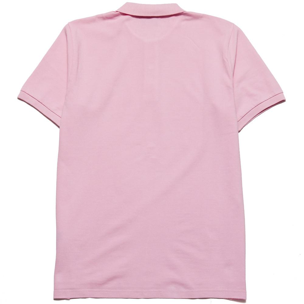 Carhartt W.I.P. Short Sleeve Chase Pique Polo Vegas Pink at shoplostfound, back