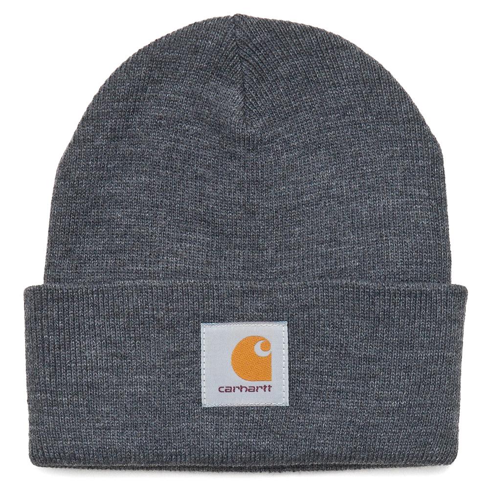 Carhartt W.I.P. Short Watch Hat Dark Grey Heather at shoplostfound, front