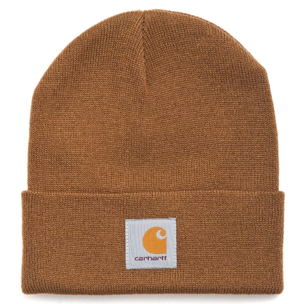 Carhartt W.I.P. Short Watch Hat Hamilton Brown at shoplostfound, front