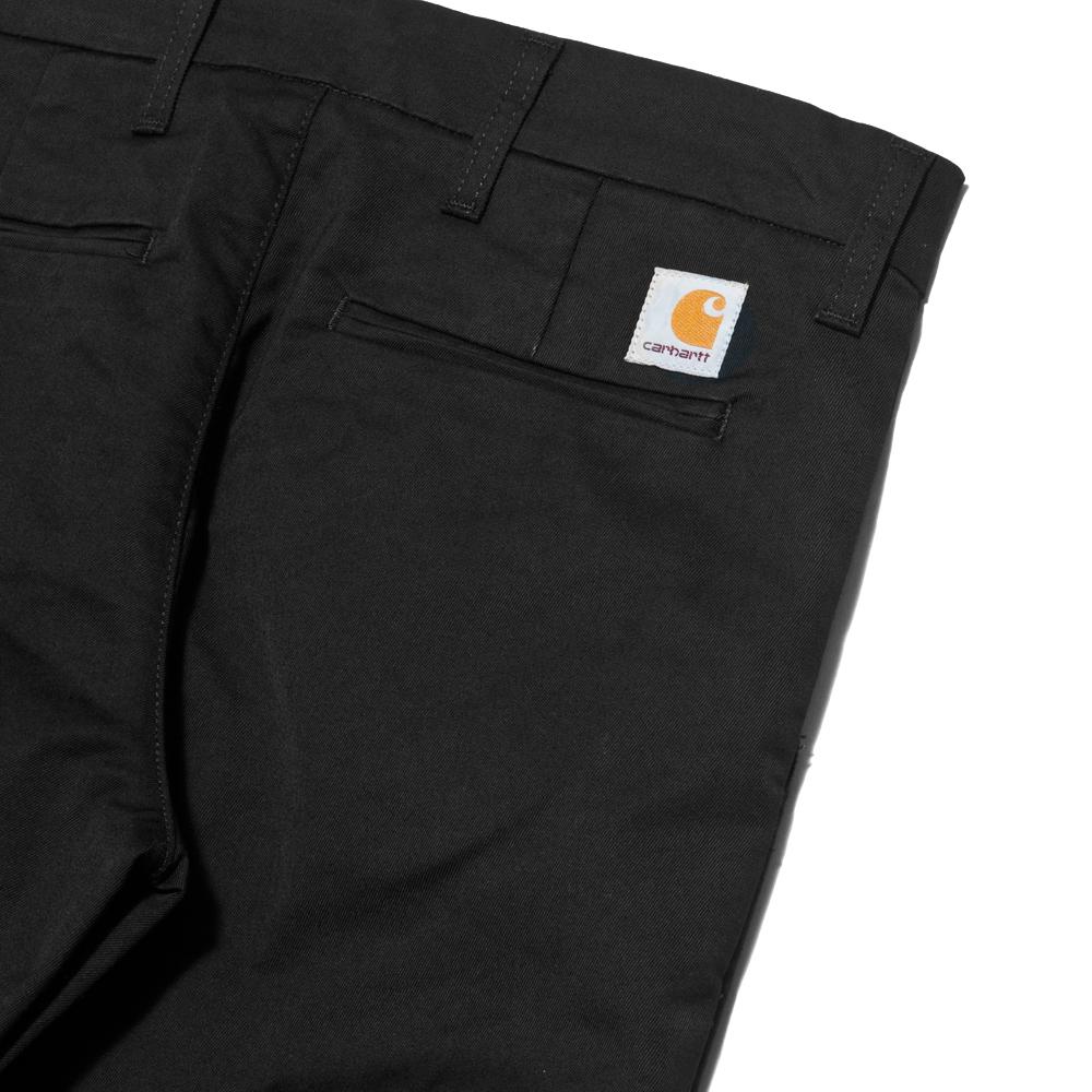 Carhartt W.I.P. Sid Pant Black Rinsed at shoplostfound, detail