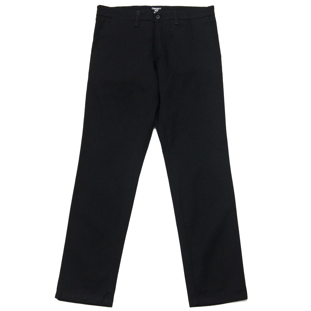 Carhartt W.I.P. Sid Pant 'Huron' Black Rinse at shoplostfound, front