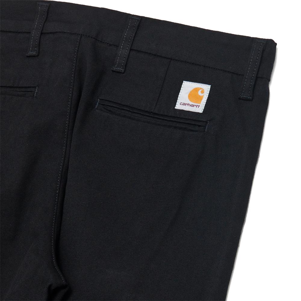 Carhartt W.I.P. Sid Pant 'Huron' Black Rinse at shoplostfound, detail