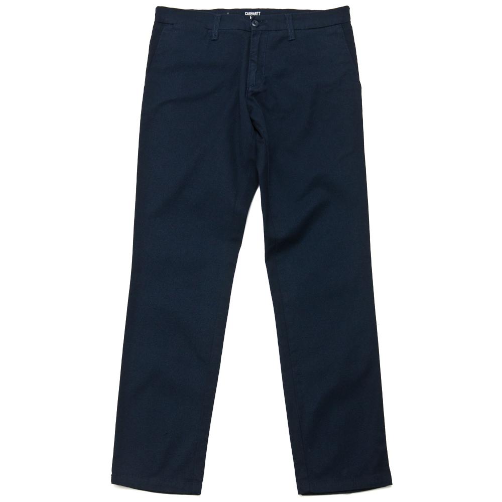 Carhartt W.I.P. Sid Pant 'Huron' Dark Navy Rinse at shoplostfound, front