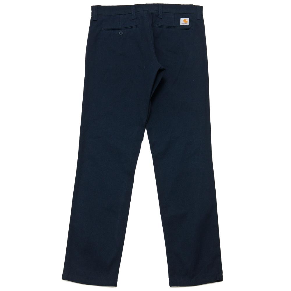 Carhartt W.I.P. Sid Pant 'Huron' Dark Navy Rinse at shoplostfound, back