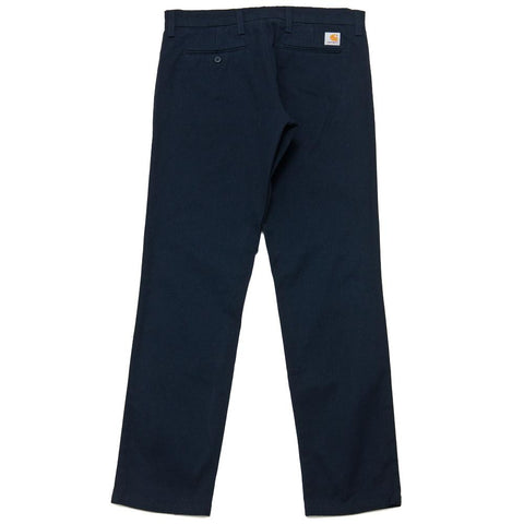 Carhartt W.I.P. Sid Pant 'Huron' Dark Navy Rinse at shoplostfound, front