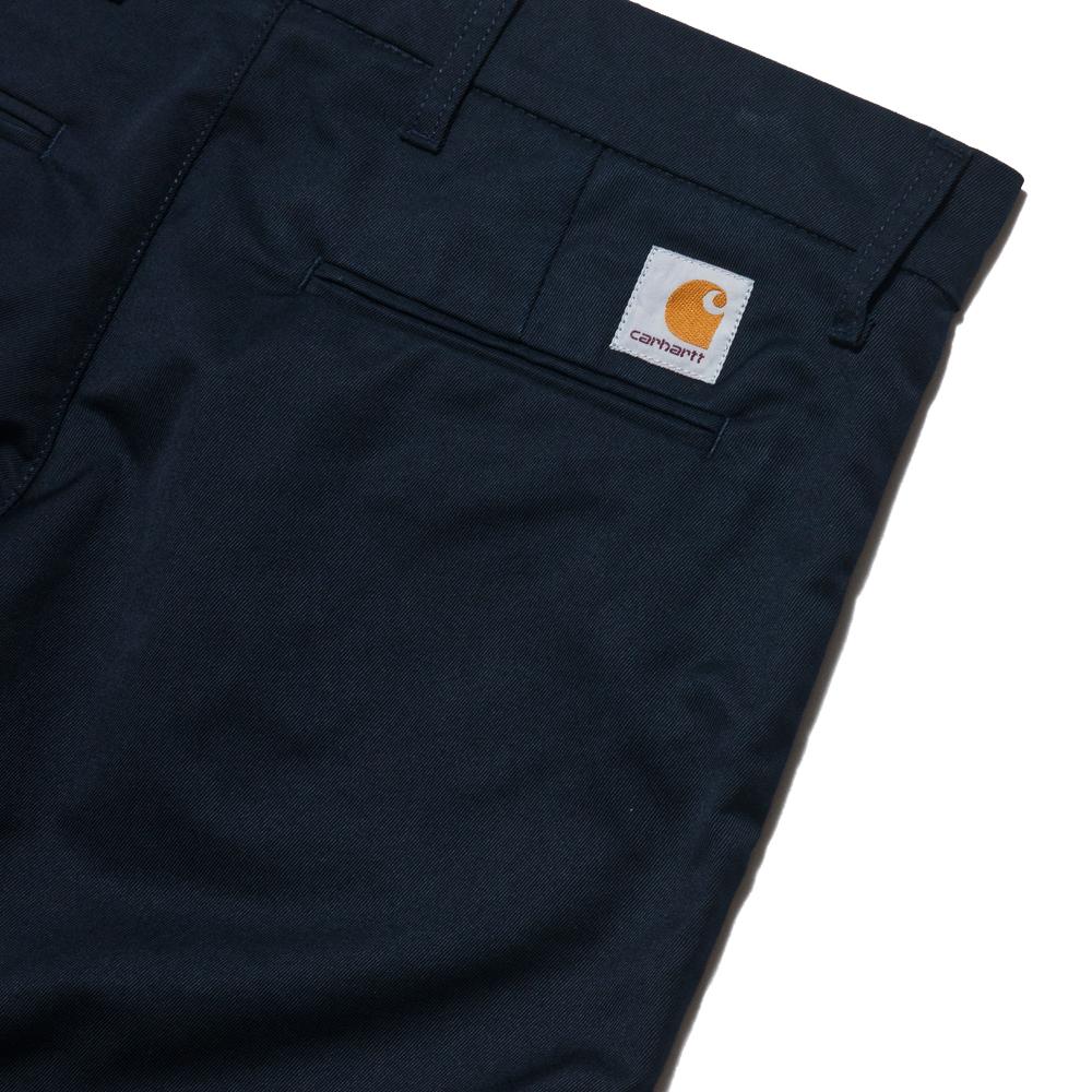 Carhartt W.I.P. Sid Short Navy Rinsed at shoplostfound, detail