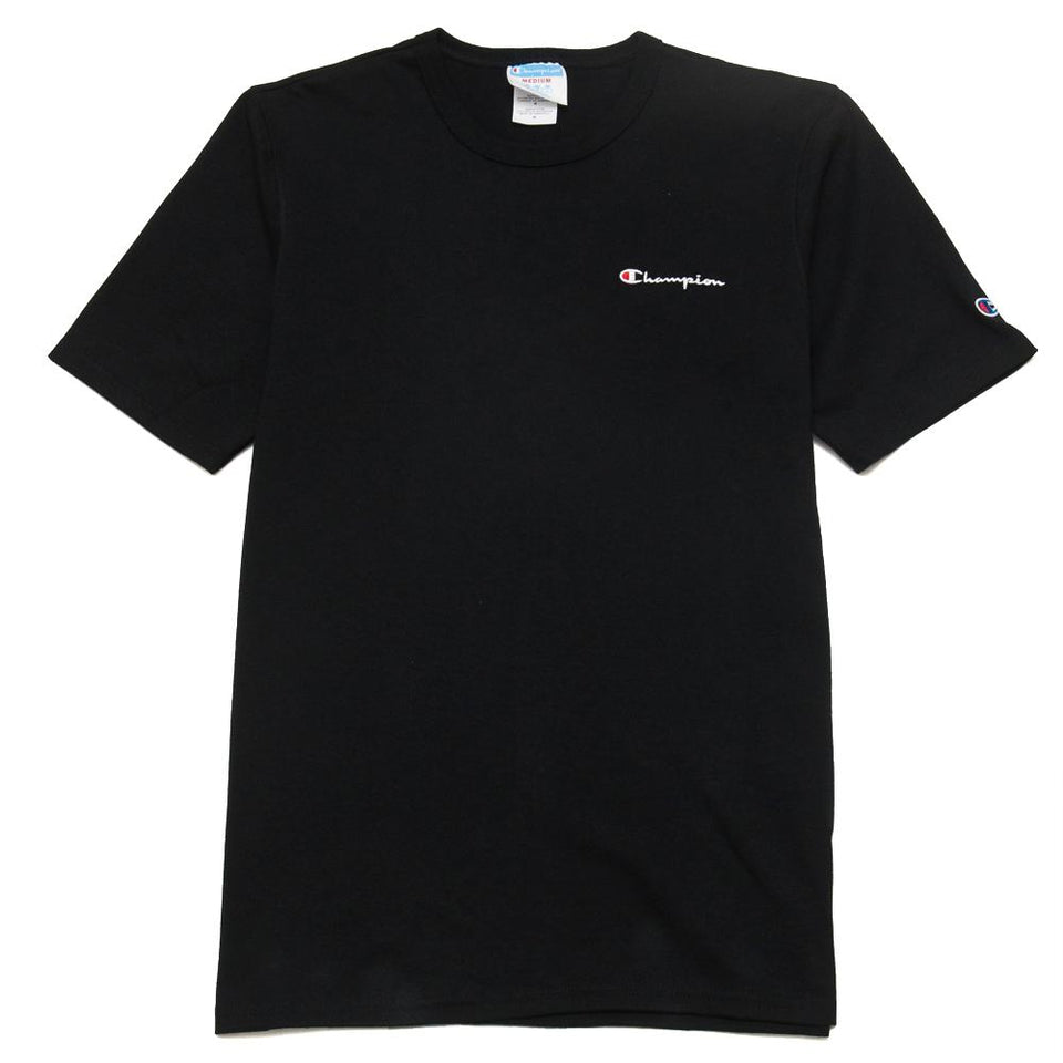 Champion Reverse Weave Tee Black at shoplostfound, front