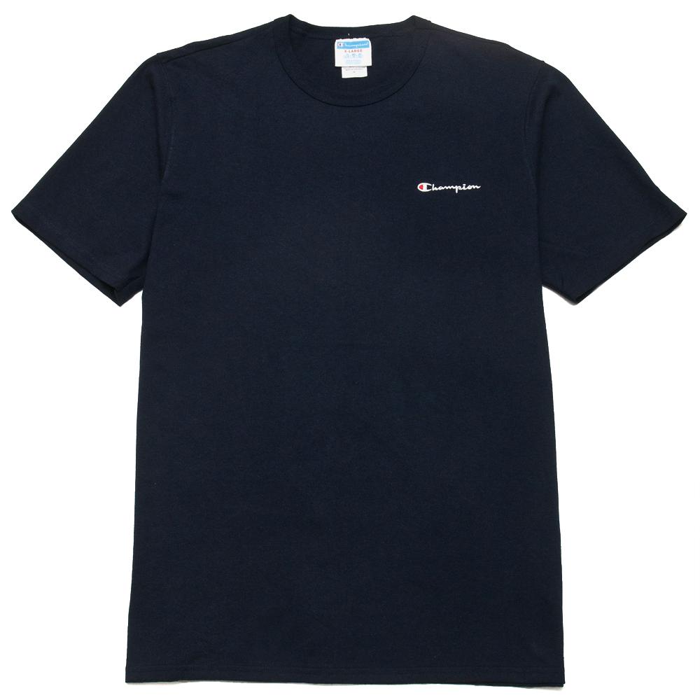 Champion Reverse Weave Tee Navy at shoplostfound, front