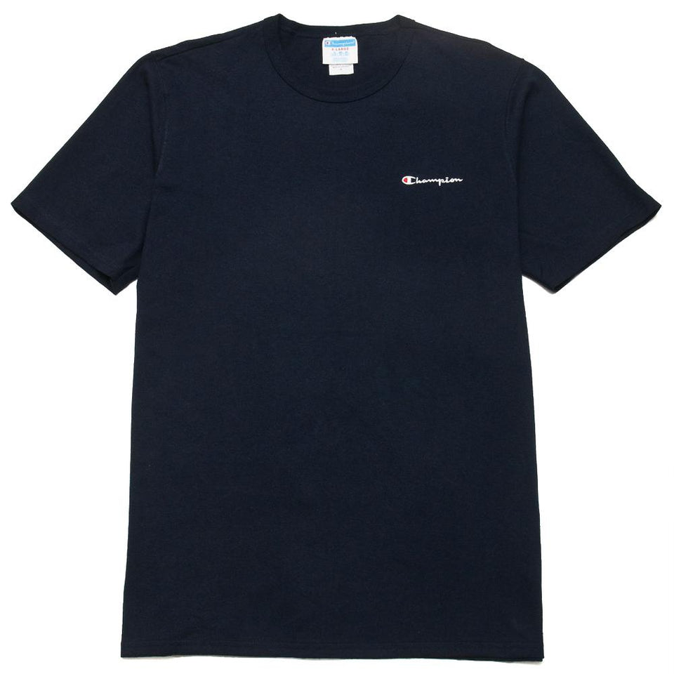 Champion Reverse Weave Tee Navy at shoplostfound, front