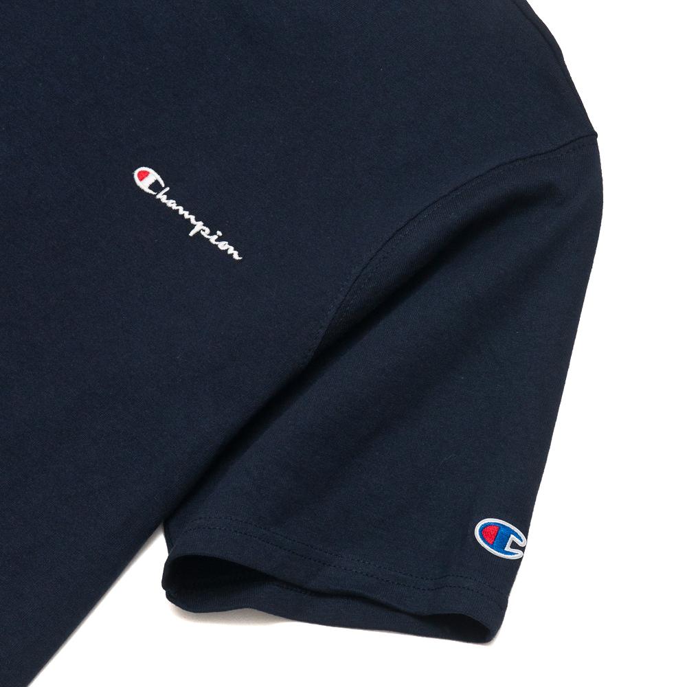 Champion Reverse Weave Tee Navy at shoplostfound, detail