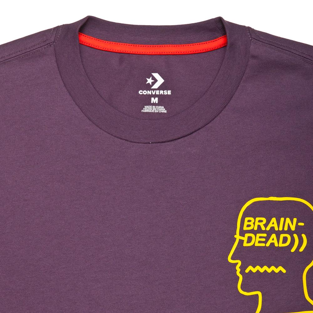Converse x Brain Dead Long Sleeve Tee Purple/Brown