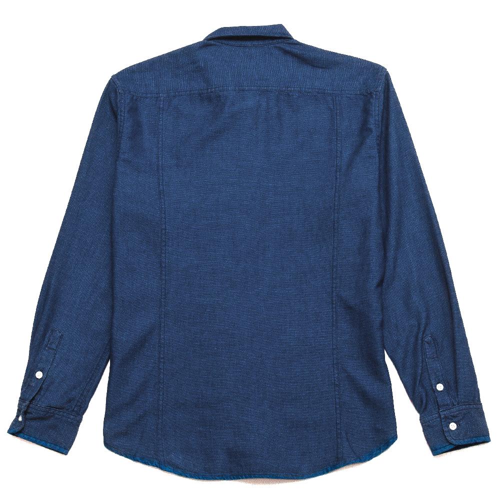 Corridor Indigo Red Pindot LS at shoplostfound, back