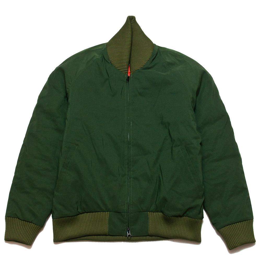 Crescent Down Works 901 Bomber Jacket Olive at shoplostfound, front