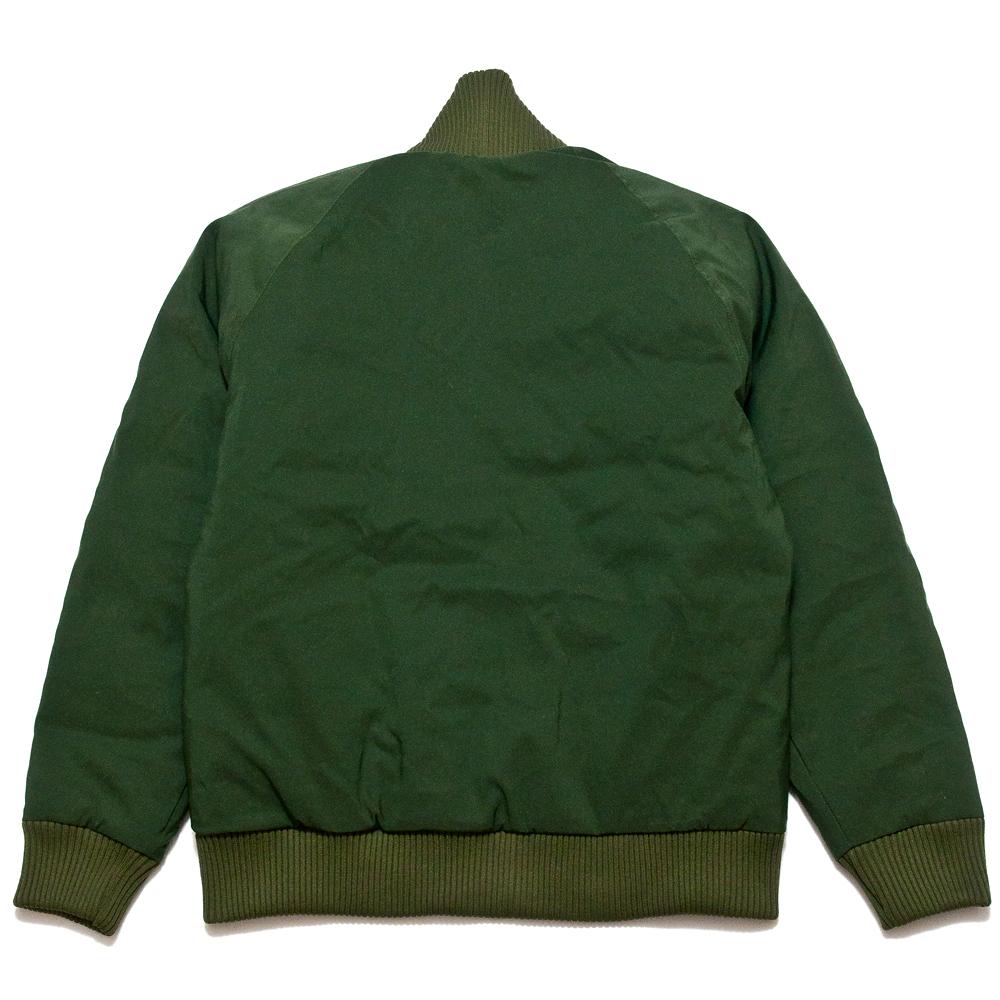 Crescent Down Works 901 Bomber Jacket Olive at shoplostfound, back