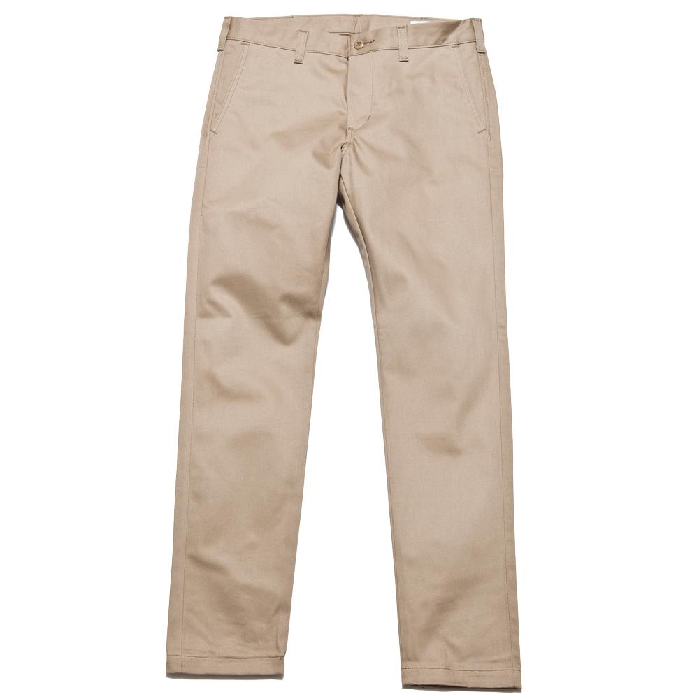 Edwin Regular Tapered Chino Khaki at shoplostfound, front