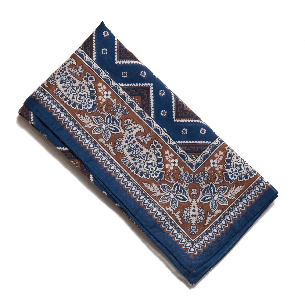 Engineered Garments Bandana Scarf Navy